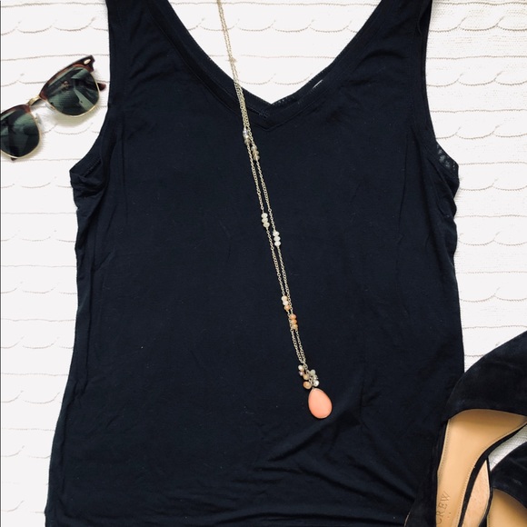 Banana Republic | Black | Cotton | Tank Top - Picture 1 of 2